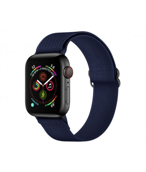 Curea Tech Mellow Compatibila Cu Apple Watch 4 / 5 / 6 / 7 / Se (42 / 44 / 45 Mm), Albastru